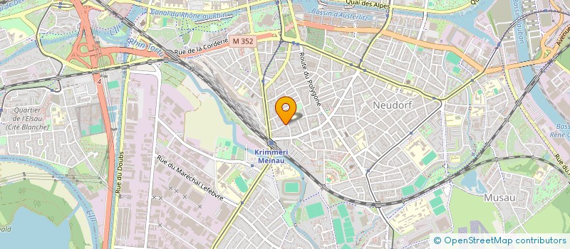 localisation de l'entreprise RATHGEBER SAINT ERHARD à STRASBOURG