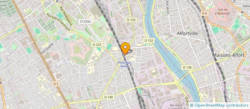 localisation de l'entreprise RATHINAAS à VITRY-SUR-SEINE
