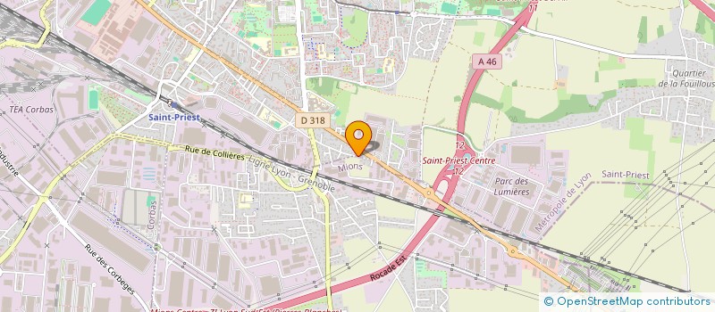 localisation de l'entreprise RATIE  SAINT-PRIEST