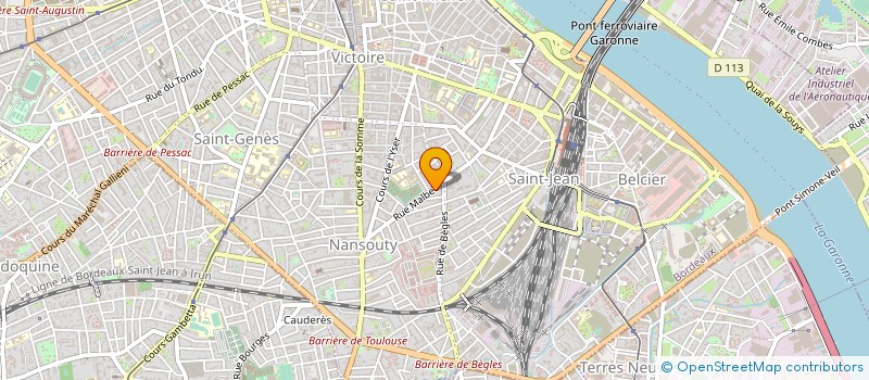 localisation de l'entreprise RATIE SCI  BORDEAUX