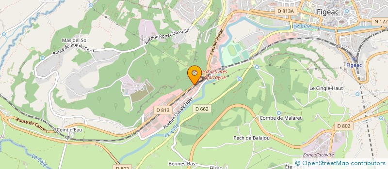localisation de l'entreprise RATIER-FIGEAC à FIGEAC