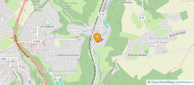 localisation de l'entreprise RATIEVILLE INVESTISSEMENTS  SAINT-MARTIN-DU-VIVIER