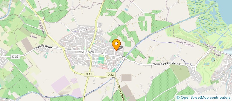 localisation de l'entreprise RATINAUD  ALENYA