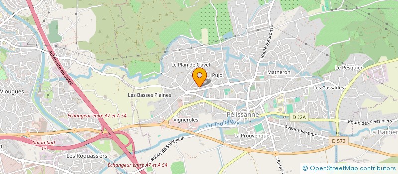 localisation de l'entreprise RATIO à PELISSANNE