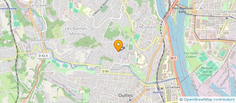 localisation de l'entreprise RATIO BICYCLES SERVICES  SAINTE-FOY-LES-LYON