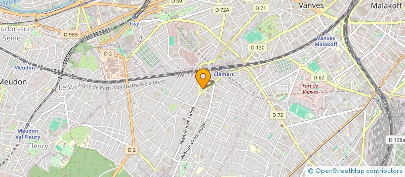 localisation de l'entreprise RATIO RELATION à CLAMART