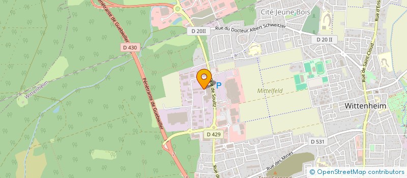 localisation de l'entreprise RATIONAL FRANCE à WITTENHEIM