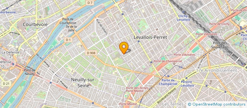 localisation de l'entreprise RATIONEL à LEVALLOIS-PERRET