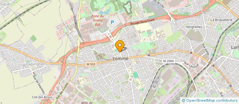 localisation de l'entreprise RATISBONNE  LILLE