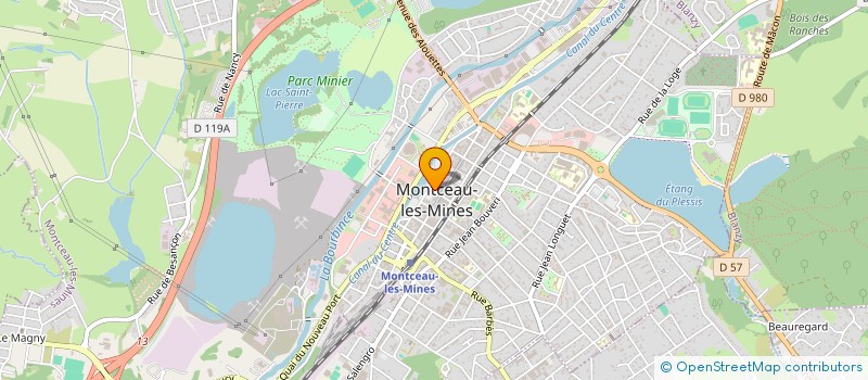 localisation de l'entreprise RATLOC à MONTCEAU-LES-MINES