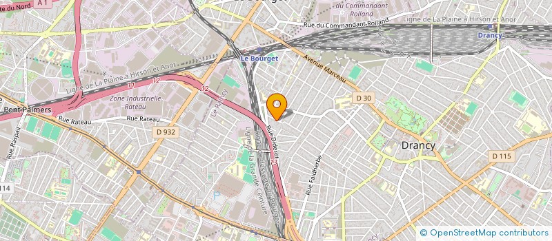 localisation de l'entreprise RATNAM EDUCATION (RED)  DRANCY