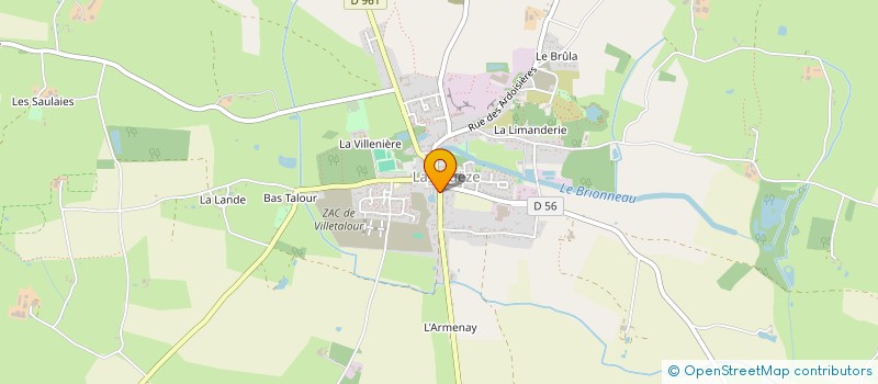 localisation de l'entreprise RATONG  ERDRE-EN-ANJOU