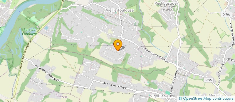 localisation de l'entreprise RATOU  VIEILLE-TOULOUSE