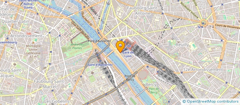 localisation de l'entreprise RATP CAP ARC SUD ET OUEST à PARIS