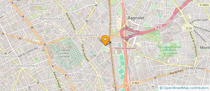 localisation de l'entreprise RATP HABITAT ACCESSION à PARIS