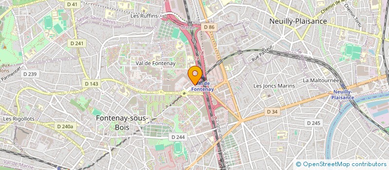localisation de l'entreprise RATP REAL ESTATE  FONTENAY-SOUS-BOIS