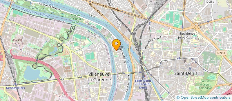 localisation de l'entreprise RATS DES VILLES  DRANCY