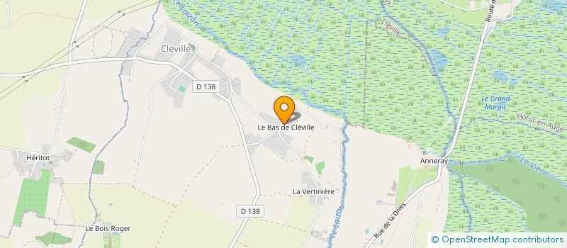 localisation de l'entreprise RATTIER DUPERRON  CLEVILLE