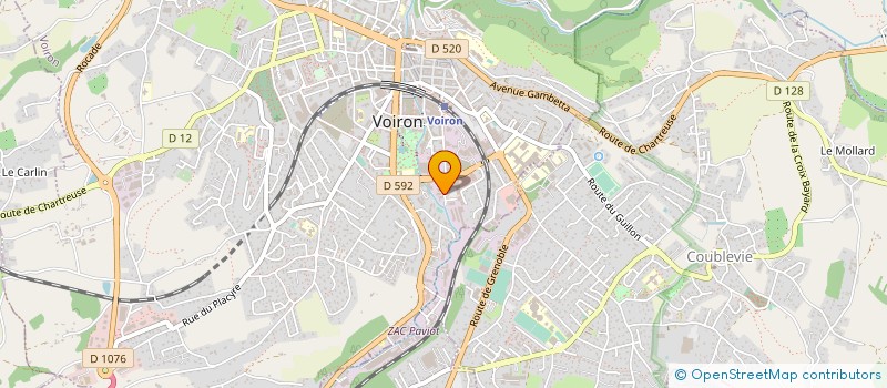 localisation de l'entreprise RATTO PERENON à VOIRON