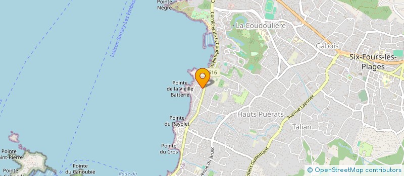 localisation de l'entreprise RATUS à SIX-FOURS-LES-PLAGES