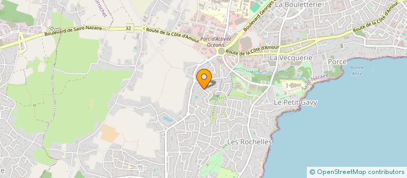 localisation de l'entreprise RAU à SAINT-NAZAIRE