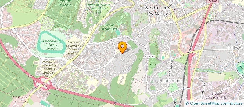 localisation de l'entreprise RAU FONTAINE  VANDUVRE-LES-NANCY