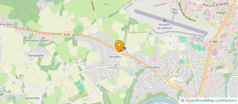 localisation de l'entreprise RAUB LANNION à LANNION