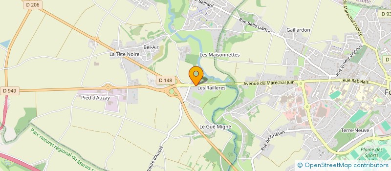 localisation de l'entreprise RAUBOUYER  LONGEVES