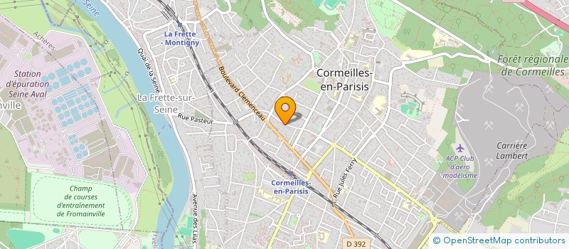 localisation de l'entreprise RAUCARRE  CORMEILLES-EN-PARISIS