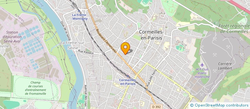 localisation de l'entreprise RAUCARRE BELLEVUE  CORMEILLES-EN-PARISIS