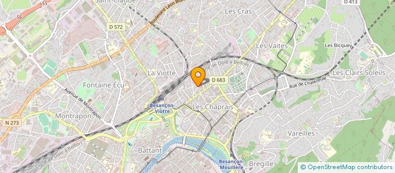 localisation de l'entreprise RAUCH URBANISME à BESANCON