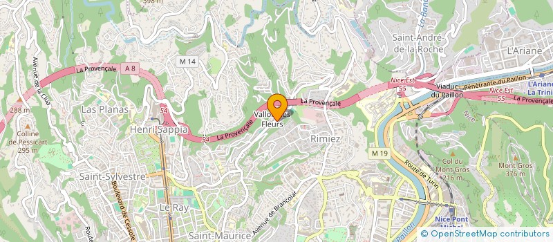 localisation de l'entreprise RAUL CONSTRUCT  NICE