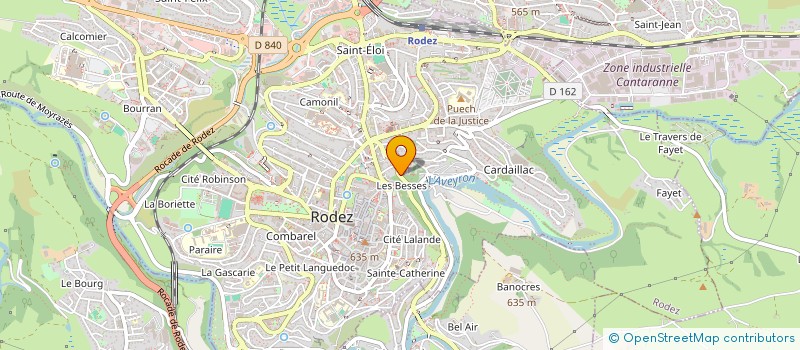localisation de l'entreprise RAUL PLAFONDS ISOLATION à RODEZ
