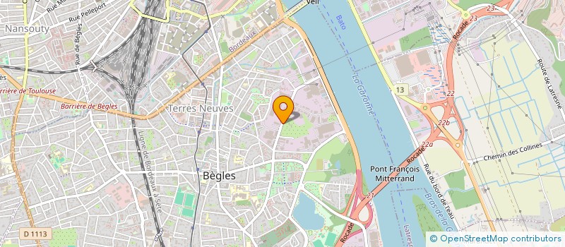 localisation de l'entreprise RAULET ELECTRICITE à BEGLES