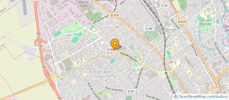 localisation de l'entreprise RAULIDIS  TROYES