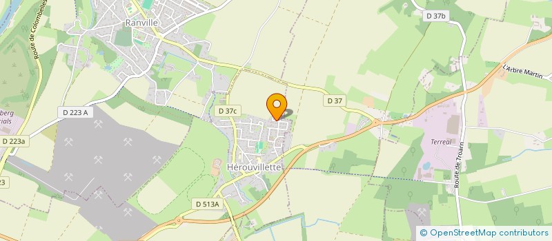 localisation de l'entreprise RAULIN  HEROUVILLETTE