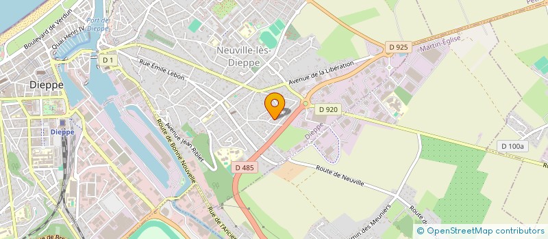 localisation de l'entreprise RAULIN AGENCY  DIEPPE