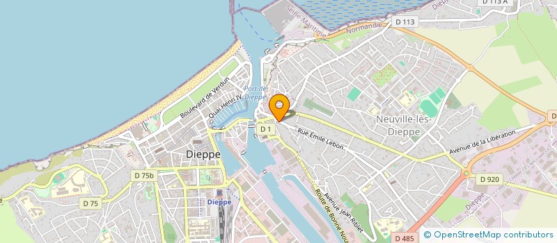 localisation de l'entreprise RAULIN IMMO  DIEPPE