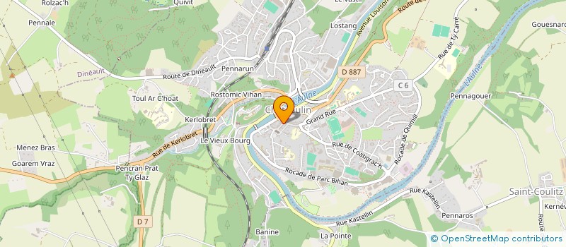 localisation de l'entreprise RAULT ET FILS à CROZON