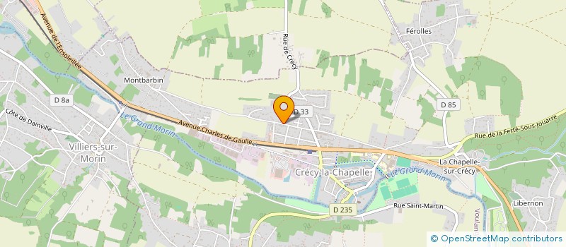 localisation de l'entreprise RAULT FERRER INDIVISION  CRECY-LA-CHAPELLE