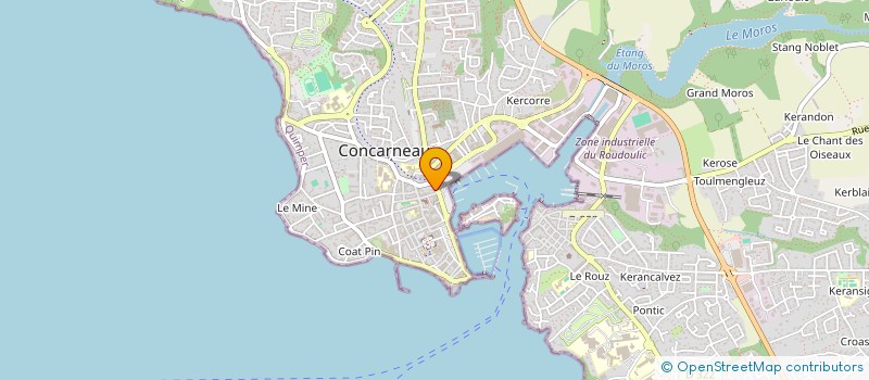 localisation de l'entreprise RAULT PHOTOVIDEO  CONCARNEAU