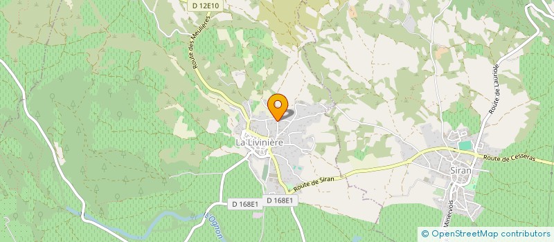 localisation de l'entreprise RAUS à LA LIVINIERE