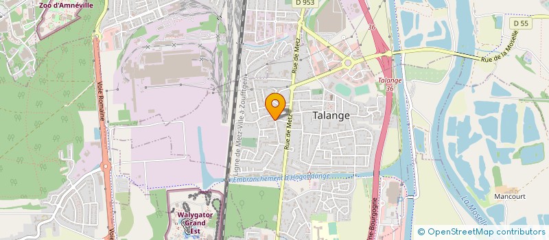 localisation de l'entreprise RAUSCHER-SALET à TALANGE
