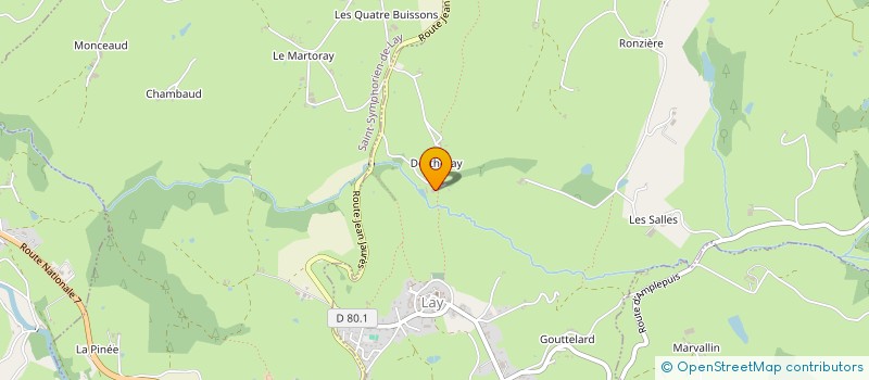 localisation de l'entreprise RAUSTRALIE  LAY