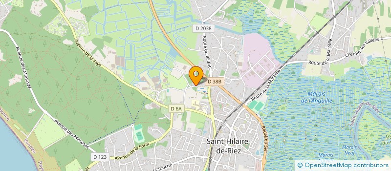 localisation de l'entreprise RAUTUREAU INDIVISION à SAINT-HILAIRE-DE-RIEZ
