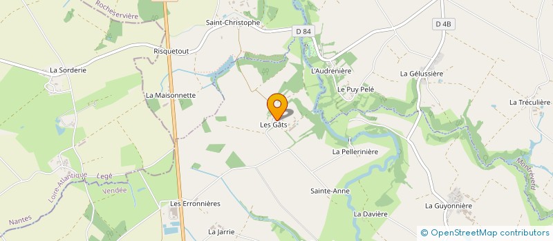 localisation de l'entreprise RAUTUREAU L'ARTISAN PEINTRE à DOMPIERRE-SUR-YON