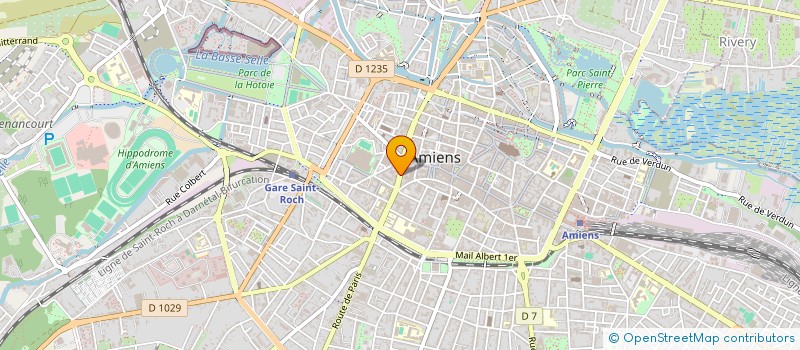 localisation de l'entreprise RAUX IMMOBILIER LOCATION à AMIENS