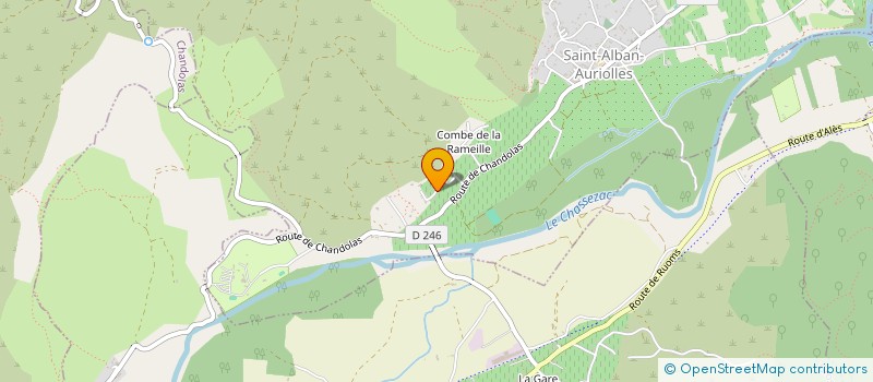 localisation de l'entreprise RAUZY ET FILS à SAINT-ALBAN-AURIOLLES