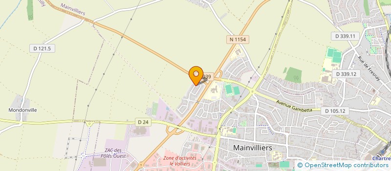 localisation de l'entreprise RAV'2001 à MAINVILLIERS