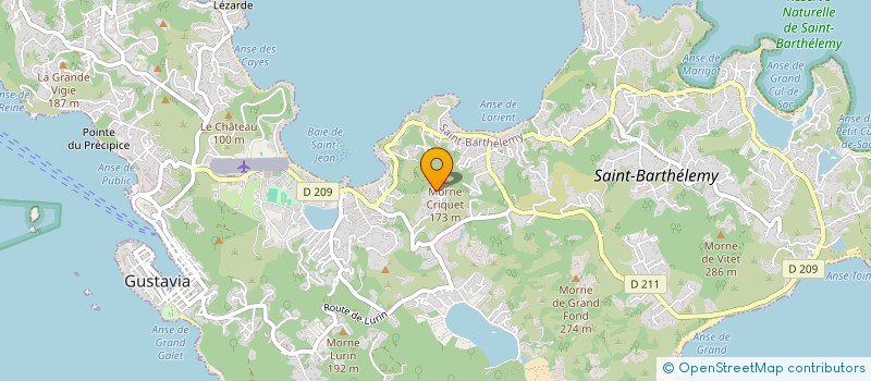 localisation de l'entreprise RAV à SAINT BARTHELEMY
